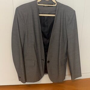 Zara Classic Charcoal Blazer NWOT